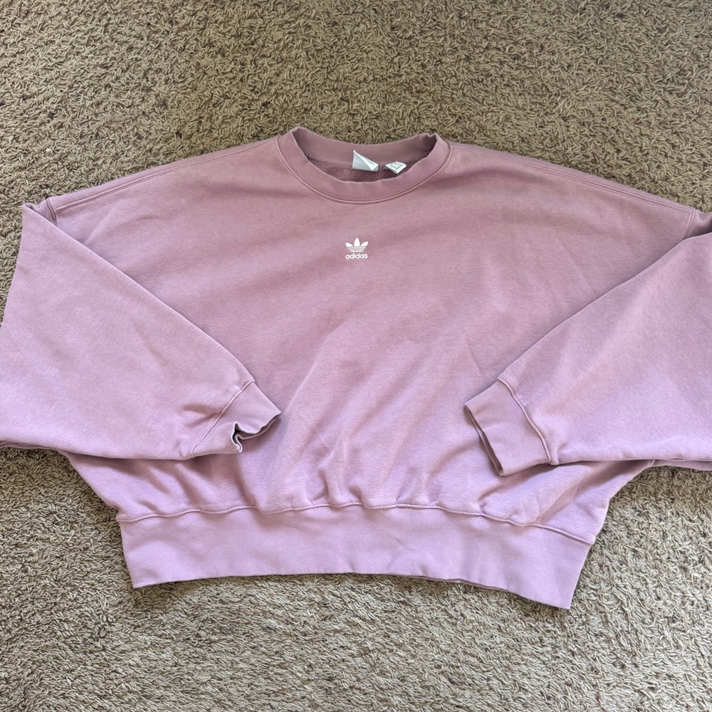 Adidas Women's Purple Mauve Sweatshirt size XL